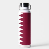 Katar-Flagge Trinkflasche (Rückseite)