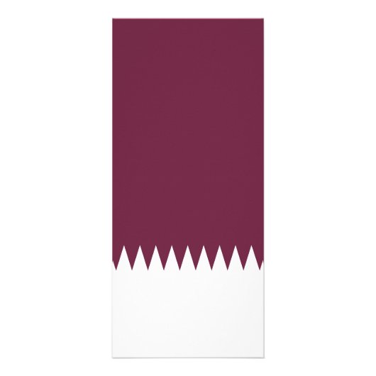 Katar-Flagge Werbekarte (Vorne)