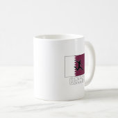 Katar Football-Fußballteam Kaffeetasse (VorderseiteRechts)