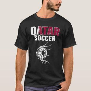 Katar Fußballball Im Netz Tor Katarischer Fußbal T-Shirt