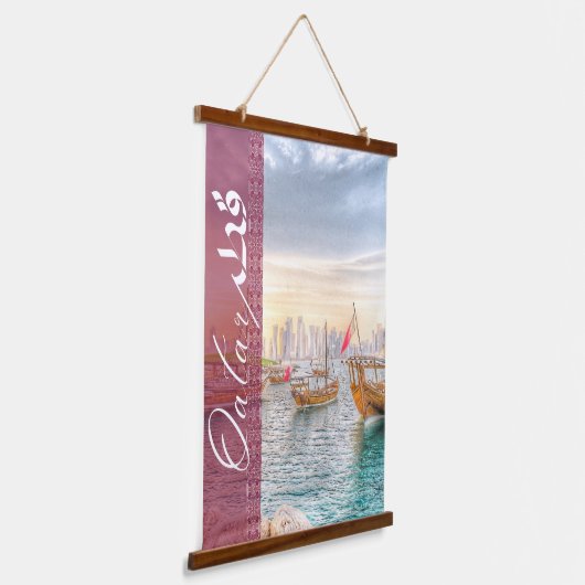 Katar Heritage Wandteppich Mit Holzrahmen (Gewinkelt)