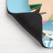 Katar illustriertes Reiseplakat Mousepad (Ecke)