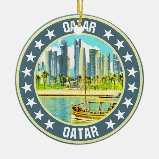 Katar Keramik Ornament (Vorne)