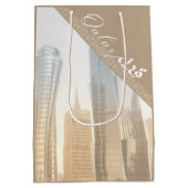 Katar Moderne Gebäude Mittlere Geschenktüte (Rückseite)