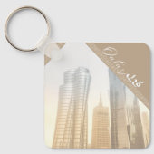 Katar Moderne Gebäude Schlüsselanhänger (Vorderseite)