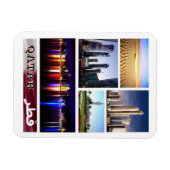 Katar - Mosaik - Magnet (Horizontal)