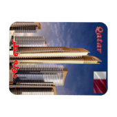 Katar - Panorama - Skycrapers - Magnet (Horizontal)