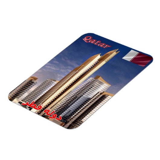 Katar - Panorama - Skycrapers - Magnet (Linke Seite)