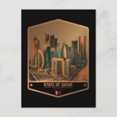 Katar Postkarte (Vorderseite)