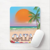 Katar-Reiseposter Mousepad (Mit Mouse)