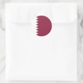Katar Runder Aufkleber (Tasche)
