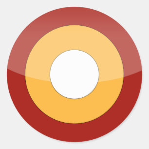 Katar Runder Aufkleber