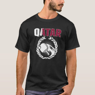 Katar Table Tennis Katar Ping Pong Unterstützer Sp T-Shirt