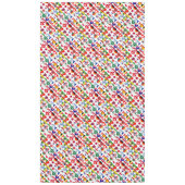 Katar-Turnier 2022 32 Herz-Country-Flaggen Tischdecke (Vorderseite)