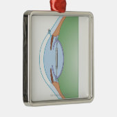 Katarakt-Operation Ornament Aus Metall (Rechts)