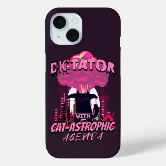 Katasterisches Zitat aus der lustigen Wut Case-Mate iPhone Hülle (Rückseite)