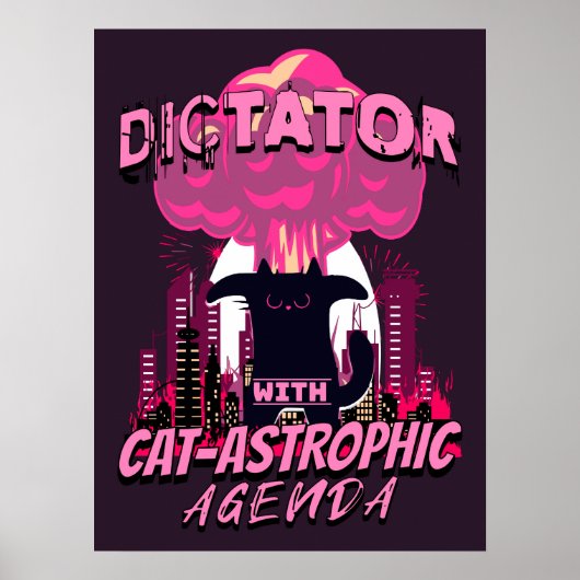 Katasterisches Zitat aus der lustigen Wut Poster (Vorne)