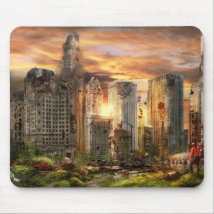 Katastrophe - Chicago, IL - Man muss den Hund ausf Mousepad