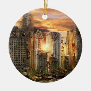 Katastrophe - Chicago, IL - Muss den Hund ausführe Keramik Ornament