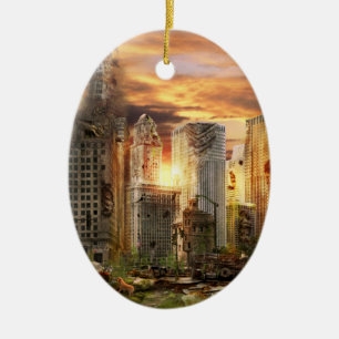 Katastrophe - Chicago, IL - Muss den Hund ausführe Keramik Ornament