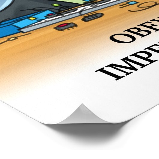 Katastrophe der Uni - Poster - Gesetz von Ohm (Ecke)