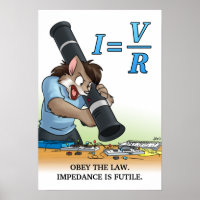 Katastrophe der Uni - Poster - Gesetz von Ohm