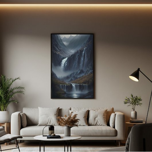 Katastrophe des Berges Poster