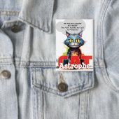 KatAstrophe | „Keine Taschen“ Chaos Posse Button (Insitu)