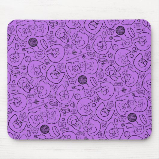 Katastrophe, Mousepad, lilac Mousepad (Vorne)