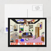 Katastrophe (Wish You Were here) Postkarte (Vorne/Hinten)