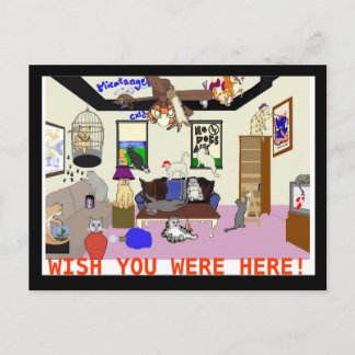 Katastrophe (Wish You Were here) Postkarte