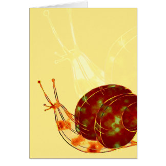 Katatsumuri oder Schnecke-Karte