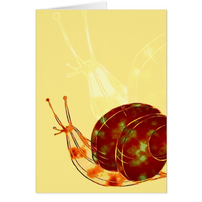 Katatsumuri oder Schnecke-Karte (Vorne)