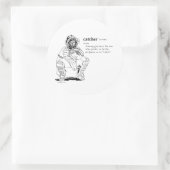 KATCHER RUNDER AUFKLEBER (Tasche)