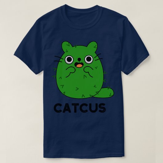 Katcus Niedlich Cat Cactus Pub 1 T-Shirt (Design vorne)