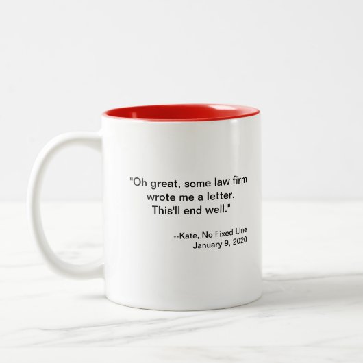 Kate22-Tasse Zweifarbige Tasse (Links)