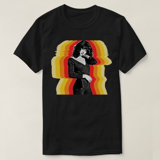 Kate Bush Retro ästhetisches Fantasiedesign T-Shirt (Design vorne)