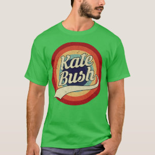 Kate Bush Retro Circle Vintag T-Shirt