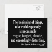 Kate Chopin Zitat Postkarte (Vorne/Hinten)