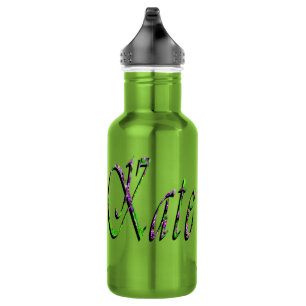 "Kate" Florale Lavendel Kate Name, Edelstahlflasche