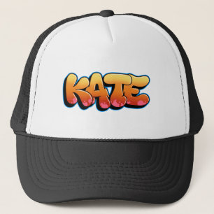Kate Graffiti Style Merch! Individuelle Name Kate Truckerkappe