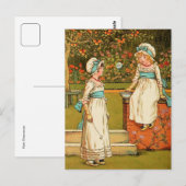 Kate Greenaway: Blasen Postkarte (Vorne/Hinten)