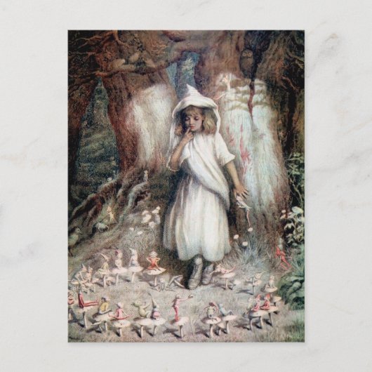 Kate Greenaway: Der Elfring Postkarte (Vorderseite)