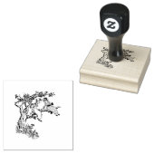 Kate Greenaway, Girls in Apple Tree, Grafik Gummistempel (Stempel)