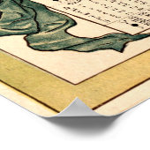 Kate Greenaway-Kalender der Vintagen Viktorianisch Poster (Ecke)