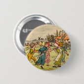 Kate Greenaway Ring Rund um die Rosey Button (Vorne & Hinten)