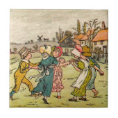 Kate Greenaway Ring um das Rosey Fliese (Vorderseite)