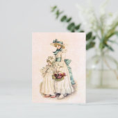 Kate Greenaway: Schwestern Postkarte (Stehend Vorderseite)