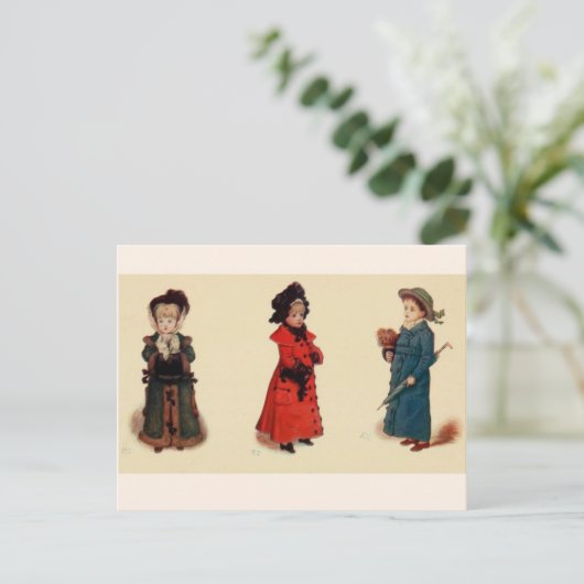 Kate Greenaway: Weihnachten (Stehend Vorderseite)