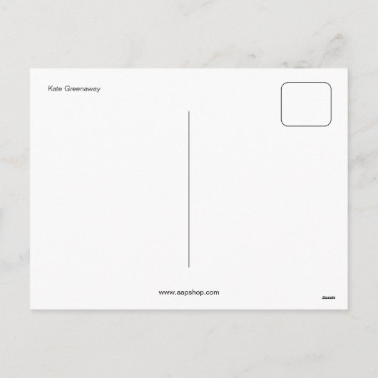 Kate Greenaway: Weihnachten (Rückseite)